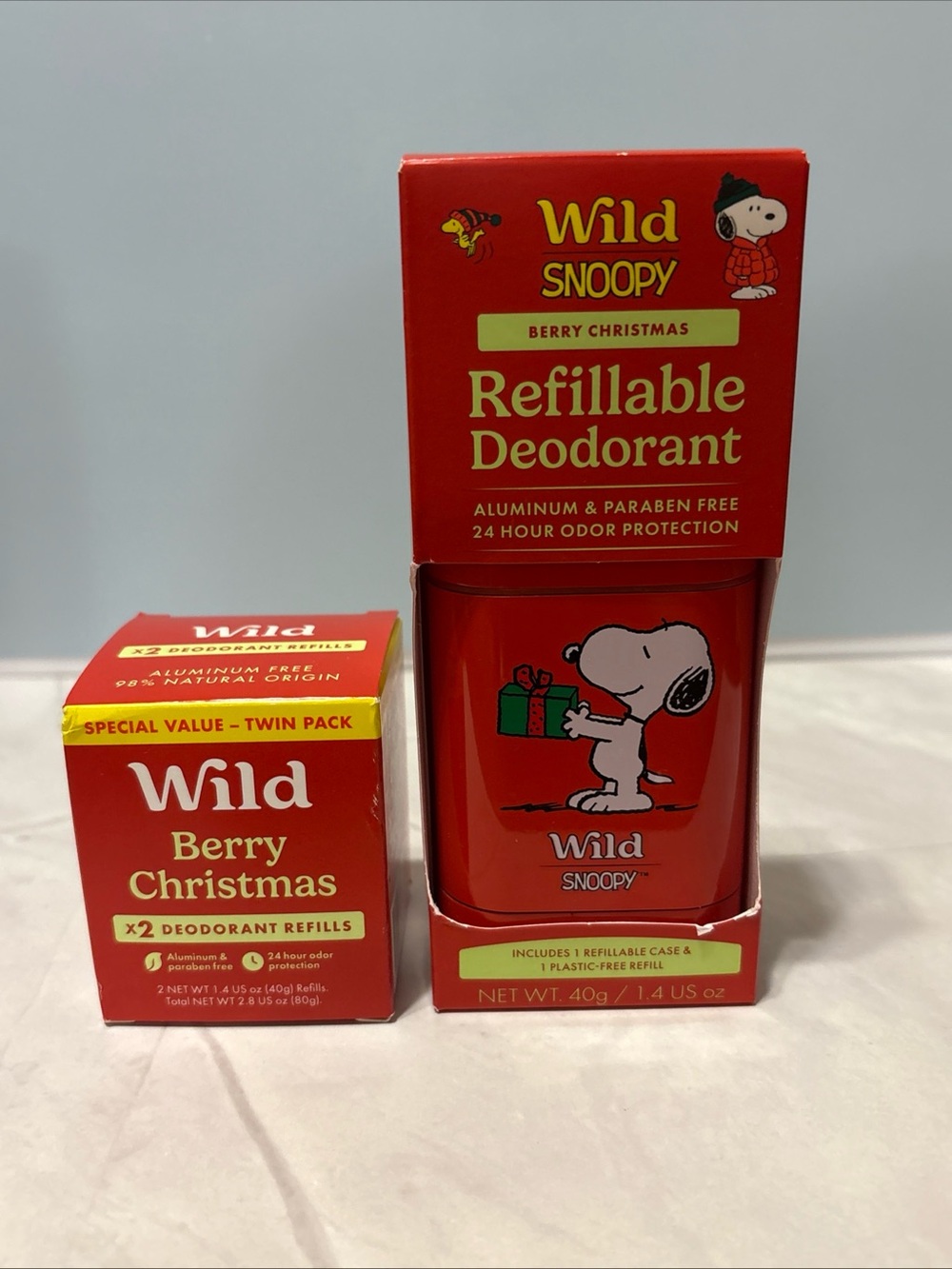 Wild Berry Christmas Refillable Deodorant